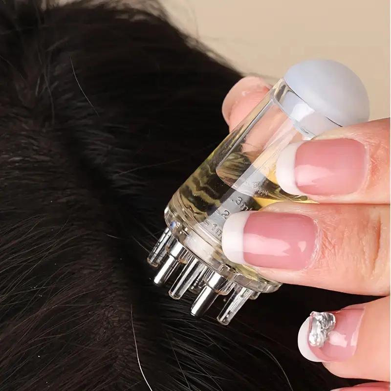 Scalp Oil Applicator, Root Comb Applicator Bottle for Hair, Hair Serum Applicator Suitable for Various Liquids, Suitable for Home and Travel Body Care