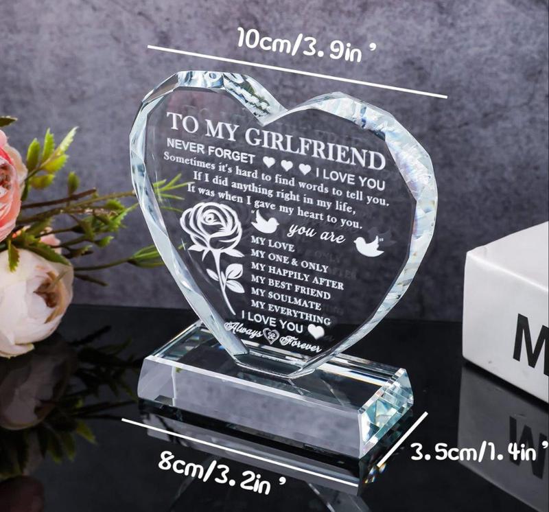 To My Love Gift for Her Romantic Boyfriend Gifts Girlfriend Love Cute Gifts Ideas Anniversary Valentines Birthday Girlfriend Gift for Him Husband Wife Women Men - Romantic