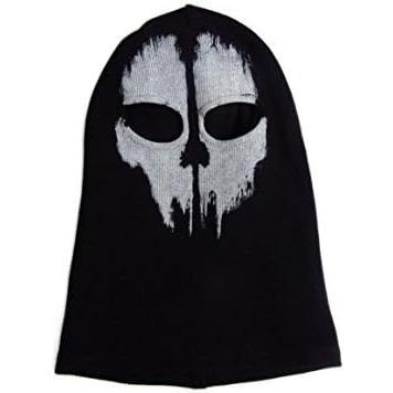 Unisex Ghost Print Stocking Balaclava Mask Good for War Game Halloween Cosplay