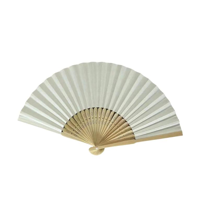 Chinese Style Foldable Paper Fan, Classic Hand Fan for Wedding, Party, Banquet, Home Decor Supplies