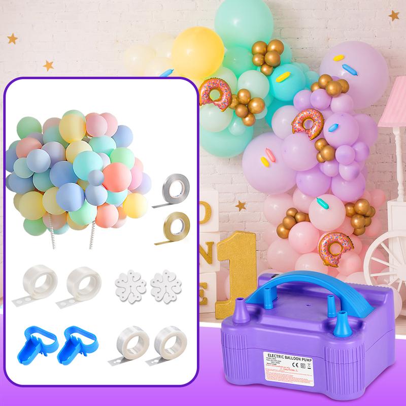 Electric Air Balloon Pump, Portable Dual Nozzle Electric Inflator for Party Decor, Sports, Gifts,  camping, pools, mattresses decorative balloon ,etc.