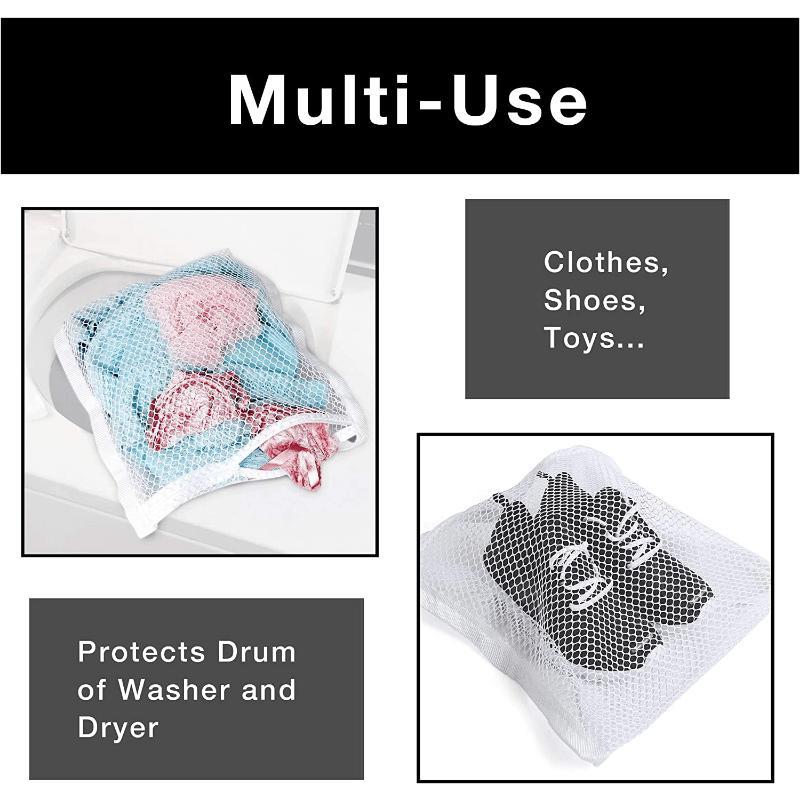 Laundry Mesh Shoe Bag, Sneaker Wash & Dry Net Bag for Dryer, Shoe Storage Bag for Washing Machine