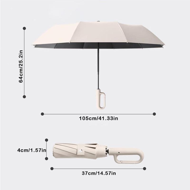 Portable Automatic Folding Umbrella, 1 Count Dual-use Umbrella for Rain and Sun,  Outdoor Umbrella, Foldable Umbrella for Outdoor Activities