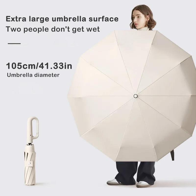 Portable Automatic Folding Umbrella, 1 Count Dual-use Umbrella for Rain and Sun,  Outdoor Umbrella, Foldable Umbrella for Outdoor Activities