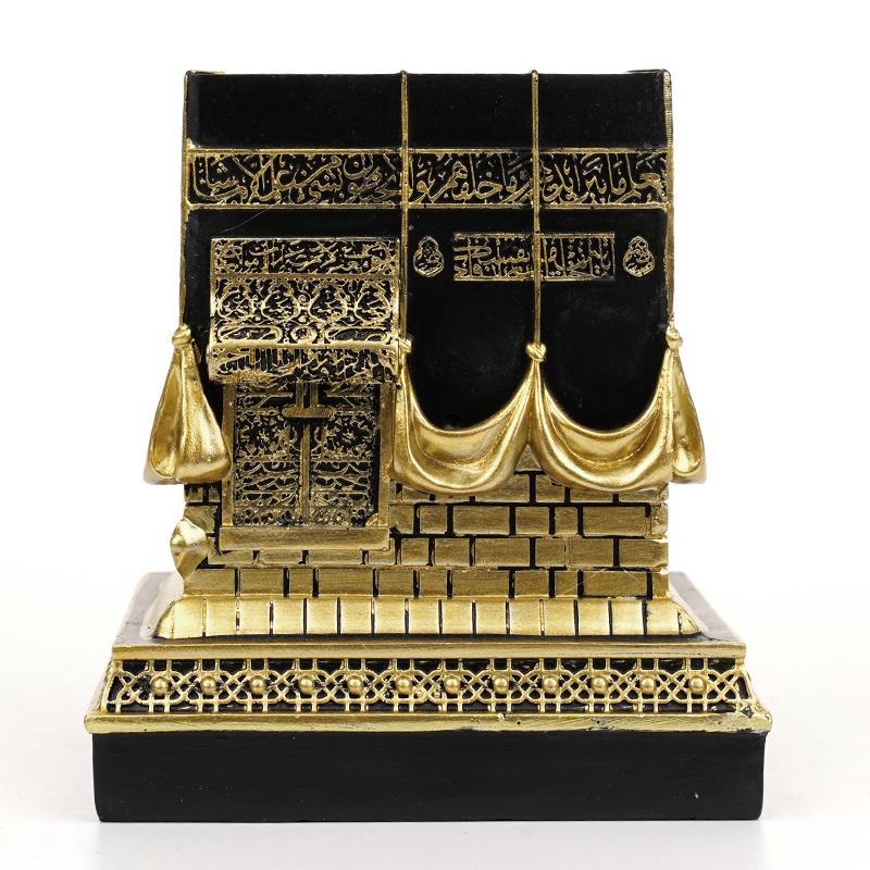 Ramadan Decorations Celestial Kaaba 3D Replica Model, 1 Count Eid Decorations Islamic Home Decoration, Muslim Table Art Decor, Eid Al-fitr Gift, Eid Mubarak Decor, Gift for Mom, Home Decor, Stocking Fillers