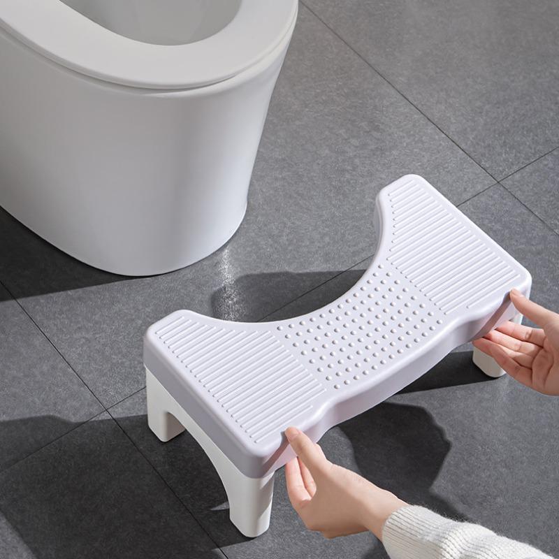 Toilet Stool, Plastic Non-slip Poop Stool for Bathroom, Home Bathroom Accessories Poop Squat Stool, Bathroom Gadgets 2024, Gift for Friends & Family, Boyfriend Gifts