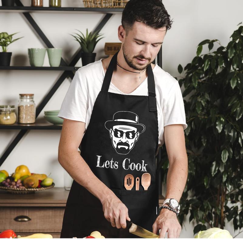 Aprons for Men, Mens Apron, Funny Aprons for Men, Chef cooking apron, Chef Aprons Grilling Gifts, Husband Birthday Gift, Gifts for Husband, Father's Day Gifts for Dad.