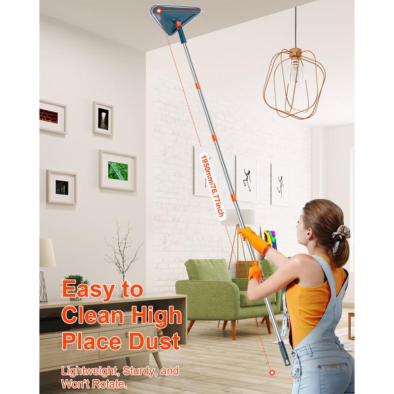 85-inch long handle wall cleaning mop Wall cleaning Window, baseboard, paint, ceiling cleaning mop