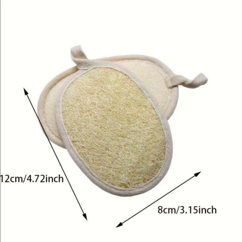 Natural Exfoliating Body Scrub Sponge, Dead Skin Remover Body Massager Cleaning Shower Brush, Body Cleaning Tool for Bathroom, Girl Room Accessories