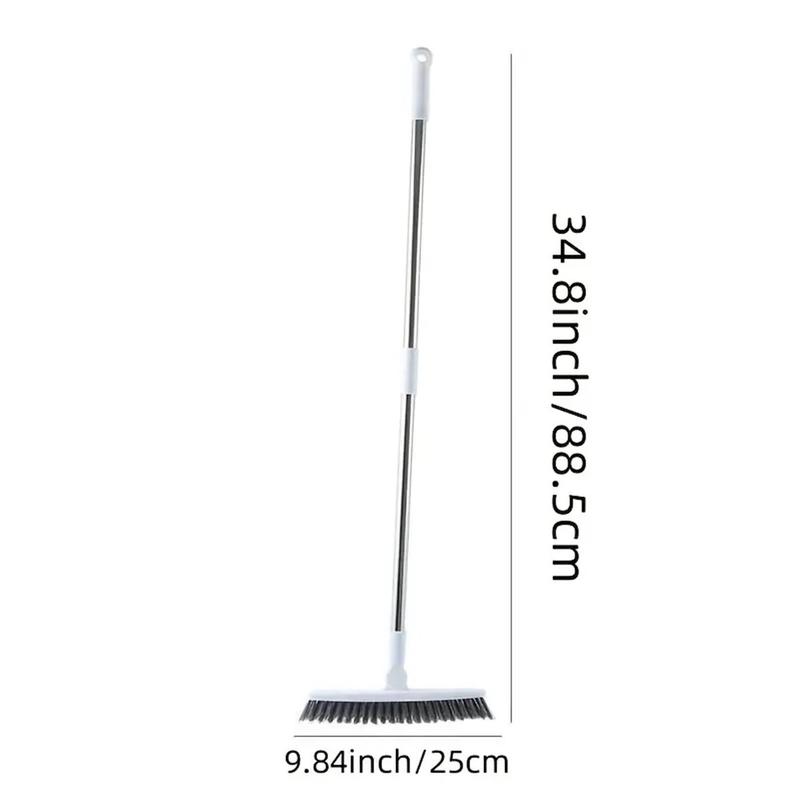 Bathroom Floor Broom, Rotating Scrub Brush, Long Handle Bathroom Tub and Tile Cleaning Brush, Floor Cleaning Brush