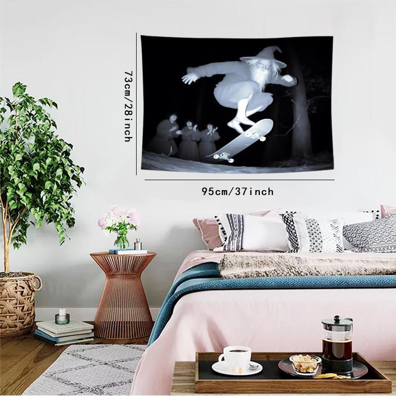 Back To School Funny Tapestry, Modern Room Decor Wall Hanging Tapestry, Wall Art Decor for Home Living Room Bedroom Dorm, Home Decor, Fall Decor, Bedroom Accessories, Halloween Decor, Fall Decor