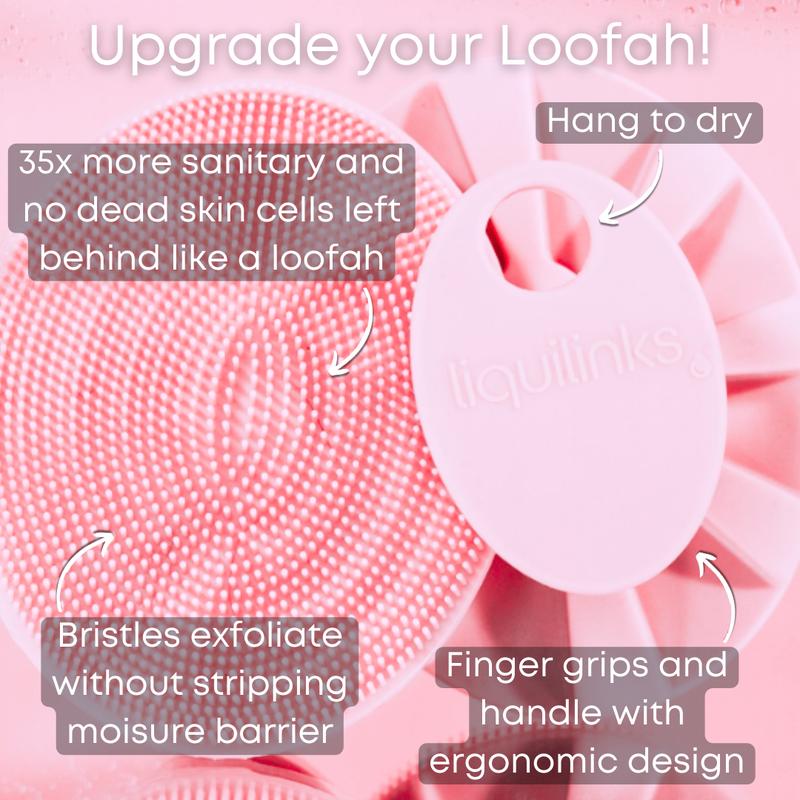 Loofah Replacement - High Quality Silicone Body Buffer for Softening Rough Skin - Accessory Accessories