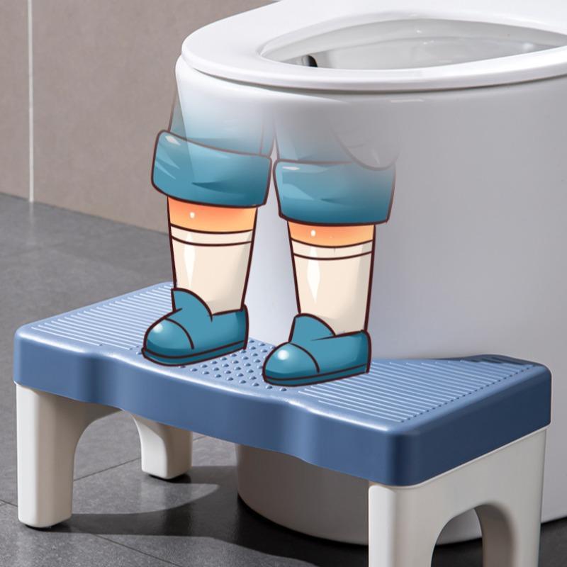 Toilet Stool, Plastic Non-slip Poop Stool for Bathroom, Home Bathroom Accessories Poop Squat Stool, Bathroom Gadgets 2024, Gift for Friends & Family, Boyfriend Gifts