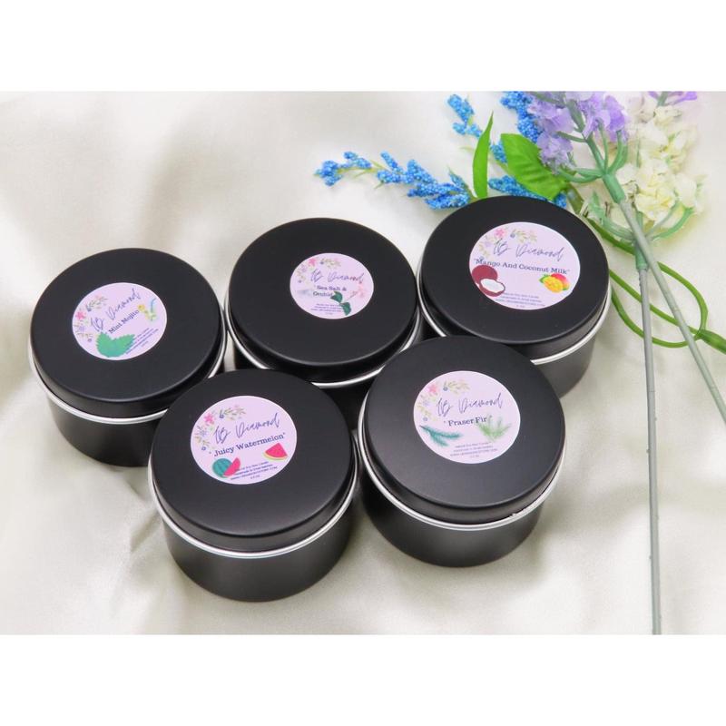 5 PCS Natural Soy Wax Candle Sampler Bundle 2oz Each Gift Set 5 Different Scents