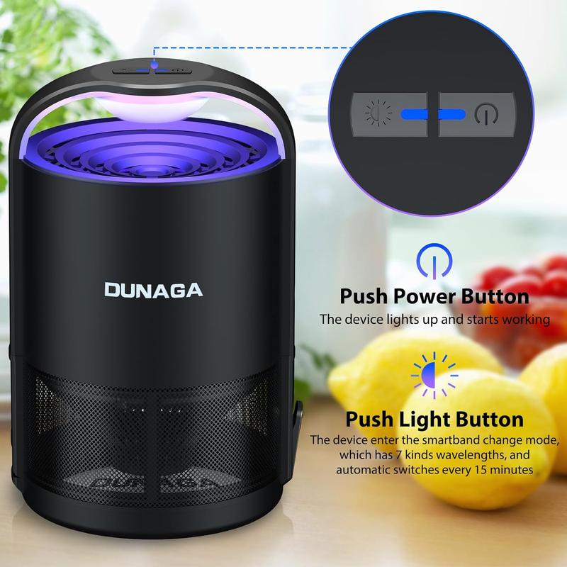 DUNAGA Fly Traps Indoor, Fruit Fly Traps, Bug Zapper Indoor, Insect Traps Indoor 10 Sticky Glue Boards,Pest control,Mosquito killer, Gnat Catcher