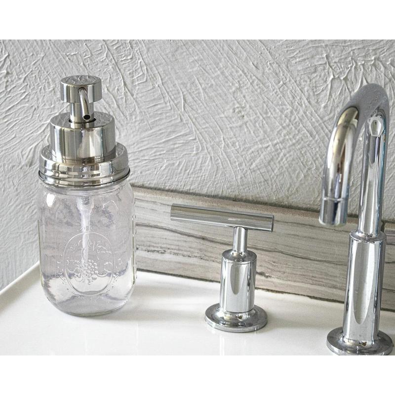 Foaming Soap Pump Dispensers for Regular Mouth Mason Jars