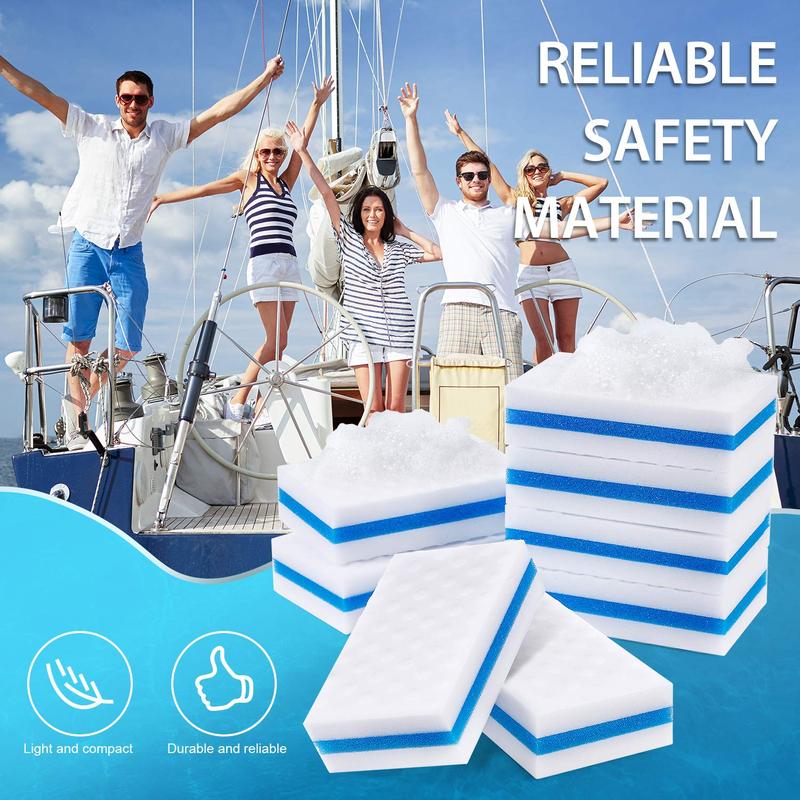 8 Pack Boat Scuff Erasers Boat Wipes Boat Cleaner Boat Sponge for Cleaning Streak Deck Marks Magic Boating Accessories Sea Foam Marine Cleaner Hull Supplies