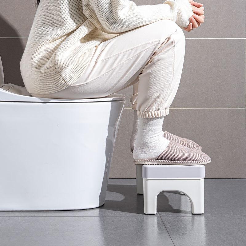 Toilet Stool, Plastic Non-slip Poop Stool for Bathroom, Home Bathroom Accessories Poop Squat Stool, Bathroom Gadgets 2024, Gift for Friends & Family, Boyfriend Gifts