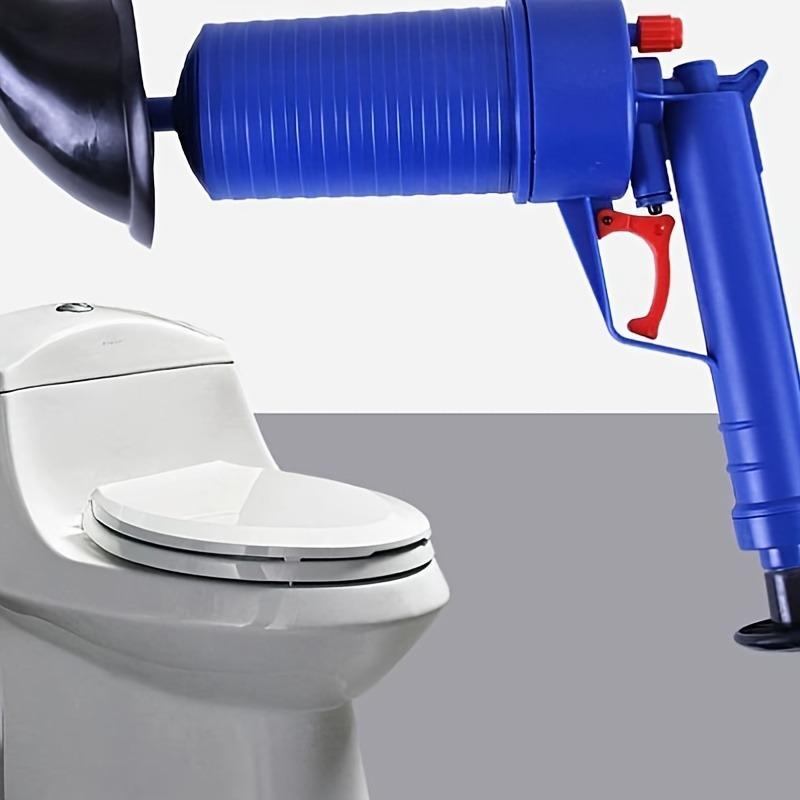 Pressure Drainage Pump with Accessories, Pneumatic Toilet Plunger, Manual Pump Cleaner, Air Pressure Drain Pump Pipe Dredge Tool for Toilet Sink Bathtub