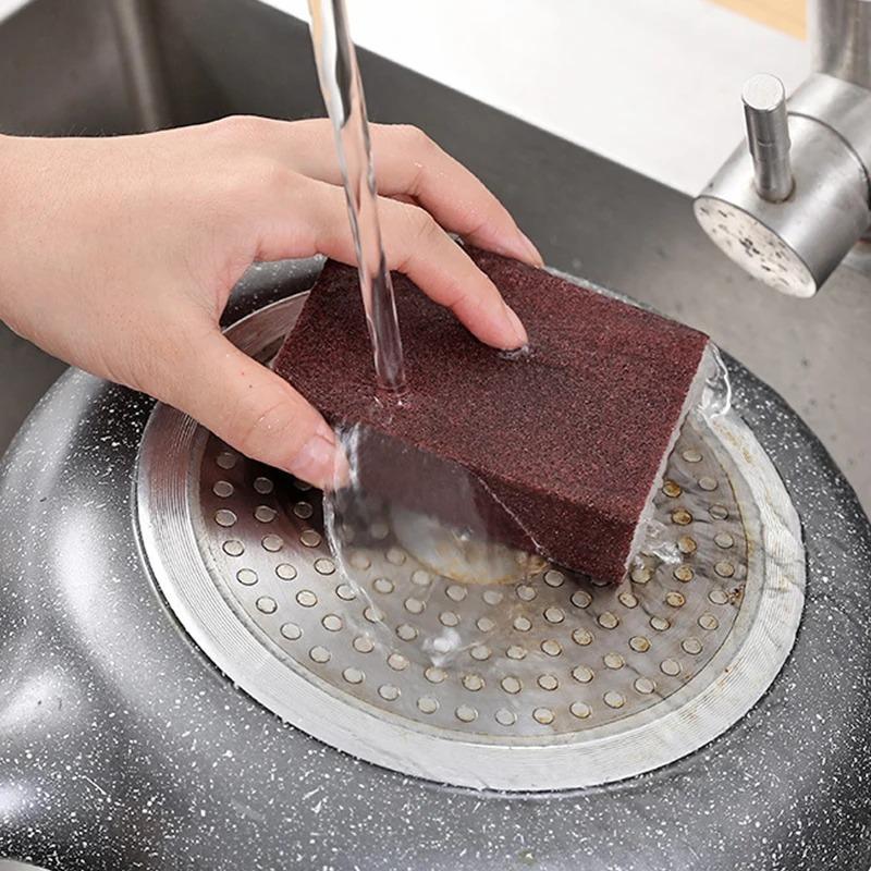 Nano Sponge, 7 Counts Magic Erasers Carborundum Removing Rust Cleaning Sponge, Kitchen Pot Dish Rust Removal Emery Clean Rub, Kitchen Gadgets