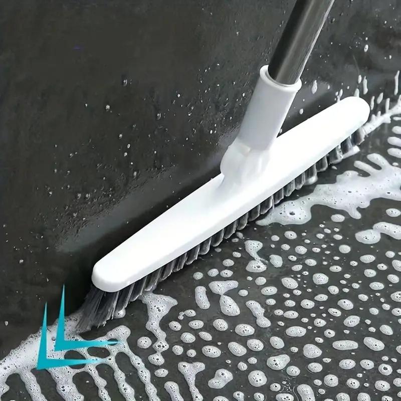 Bathroom Floor Broom, Rotating Scrub Brush, Long Handle Bathroom Tub and Tile Cleaning Brush, Floor Cleaning Brush