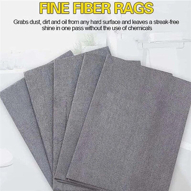 10 PCS Thickened Magic Cleaning Glass Cloth Streak Free Reusable Microfiber Cleaning Cloth All-Purpose Towels for Windows Glass