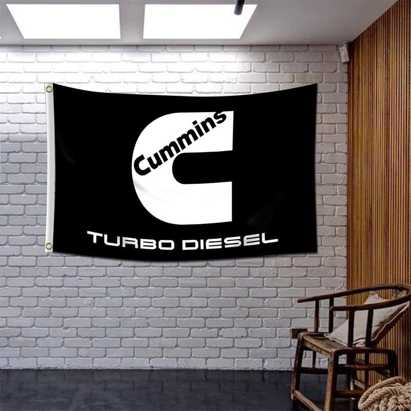 Flag For Cummins Banner Flag 3x5ft 2 Brass Grommets Banner For Outdoor Room Man Cave