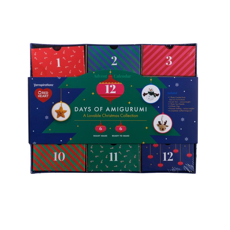 Red Heart Advent Calendar Kit - Perfect Gift for the Holidays