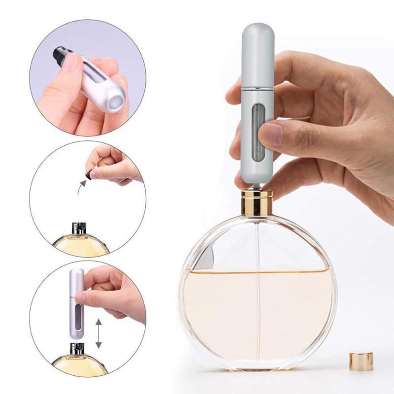 Random Color Perfume Dispenser Bottle, 1 Count Portable Mini Refillable Perfume Atomizer Bottle, Storage Bottle For Travel Outdoor Use