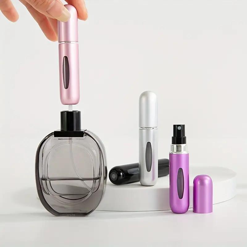 Random Color Perfume Dispenser Bottle, 1 Count Portable Mini Refillable Perfume Atomizer Bottle, Storage Bottle For Travel Outdoor Use