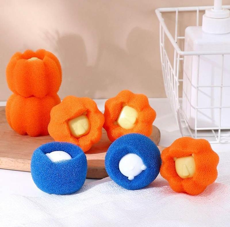 6 PCS Hair Remover for Laundry, Reusable Clothes Hair Catcher Laundry Balls Accessories Pet