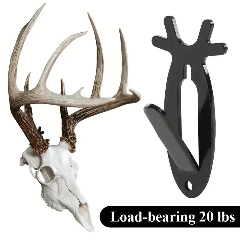 6Pcs Christmas European Mount Skull Wall Hanger Hook Deer Antelope Antler Mount Bracket Upgraded Version