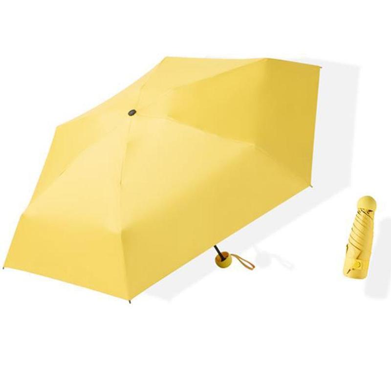 Portable Manual Umbrella, 1 Count Ultra-light Mini Umbrella, Dual Use Sunscreen Umbrella for Rain & Sun, Pocket Foldable Capsule Sun Umbrella,  Pocket Umbrella Boyfriend Gifts, Girlfriend Gifts