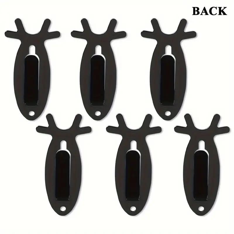 6Pcs Christmas European Mount Skull Wall Hanger Hook Deer Antelope Antler Mount Bracket Upgraded Version