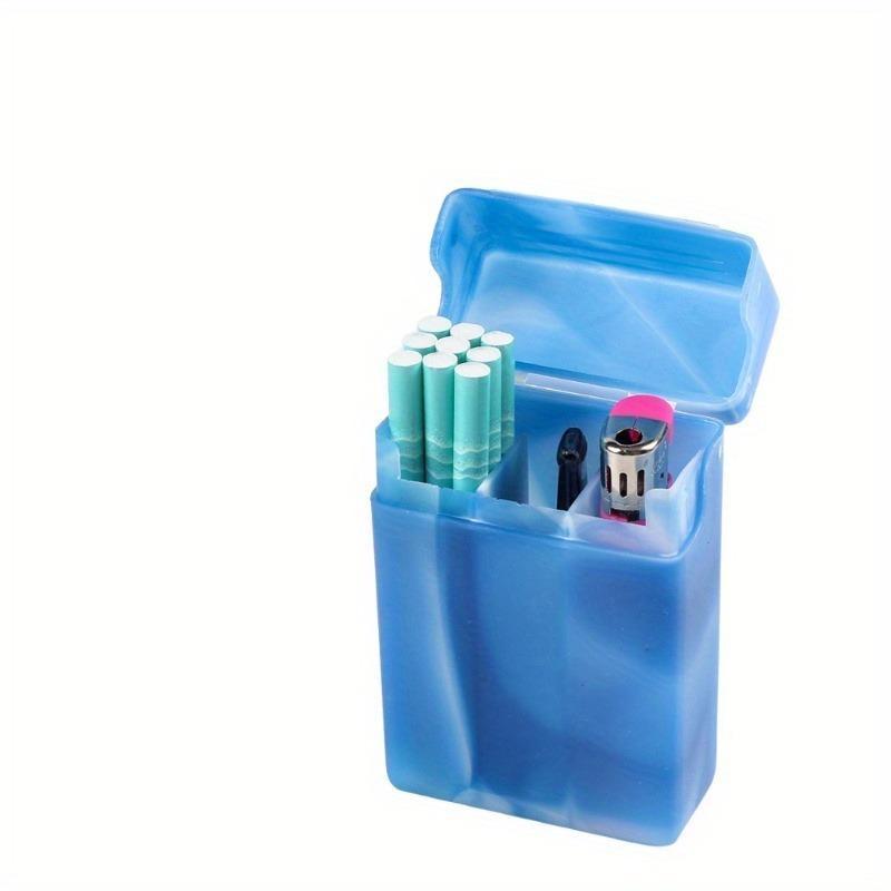 Random Color Storage Box, 1 Count Plastic Cigarette Storage Case with Compartments, Versatile Storage Organizer for Home Office School