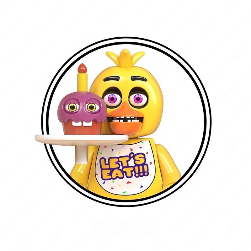 Custom Five Nights at Freddy's FNAF Figures Action Toys,Cake Toppers,Party Supplies,Birthday Gift For Kids