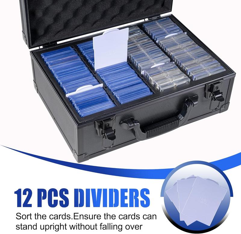 Toploaders Storage Box,Holds 530 Top Loader,Trading Card Storage Box for 3