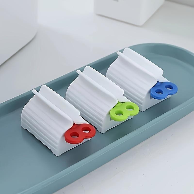 Manual Toothpaste Dispenser, 3 Counts Portable Toothpaste Squeezer, Cute Toothpaste Dispenser Supplies, Bathroom Gadgets