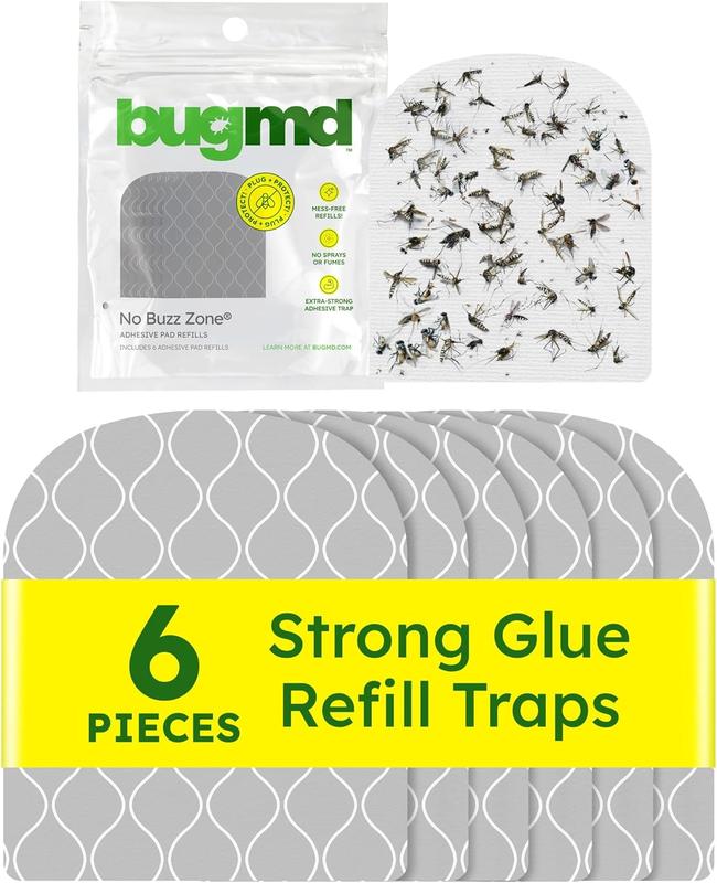 BugMD Fly Trap Indoor, Gnat Traps for House Indoor, Fruit Fly Trap, Gnat Killer Indoor, Plug in Bug Catcher, Indoor Fly Trap, Insect Traps Indoor, Fly Traps Indoor for Safer Home, Fruit Fly Killer Plug-In Flying Insect Trap Set Insect Trap Set