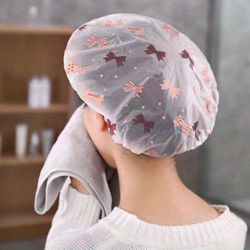 Colorful Shower Cap, 10pcs 20pcs Reusable Shower Bathing Cap, Thickened Shower Cap, Shower Bathroom Cap for Women & Girls