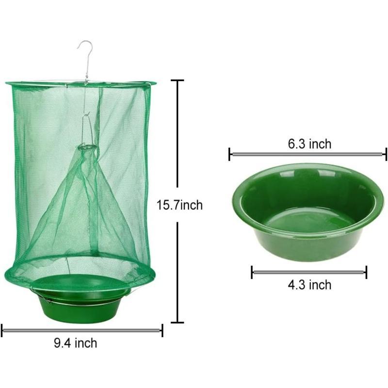 8-Pack Outdoor Fly Traps – Effective Fly Catchers for Farms, Stables, & Gardens