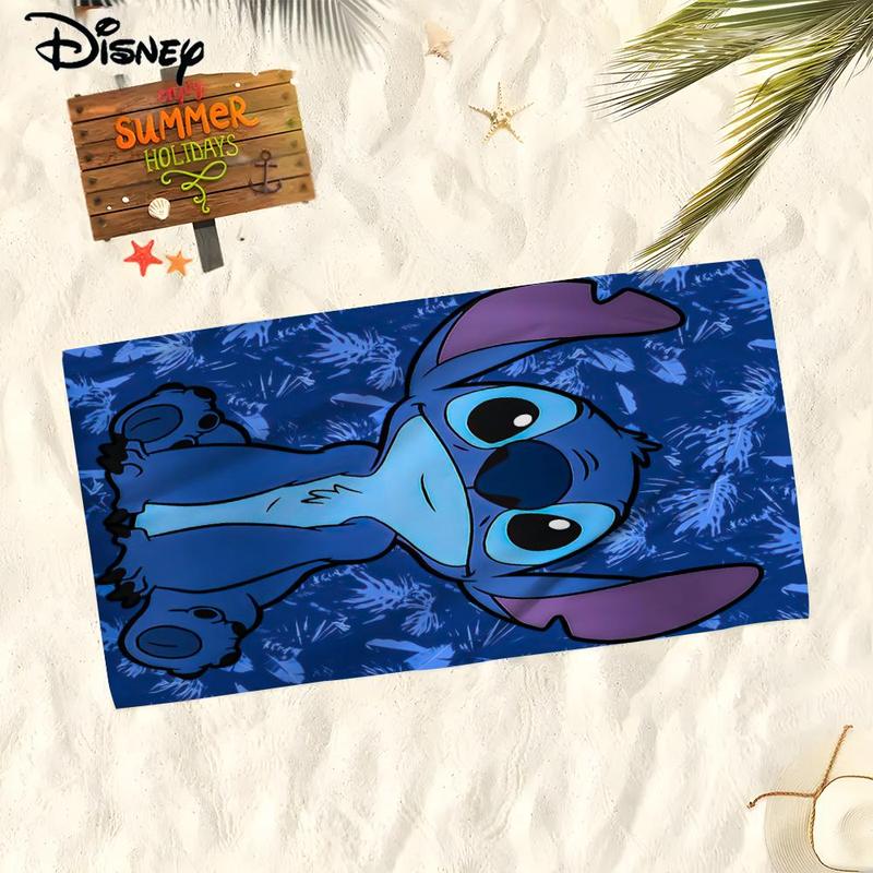 Beach Towel, 1 Count Cartoon Animal Pattern Beach Towel, Soft & Quick Drying Beach Towel, Travel Pool Yoga Cruise Camping Towel