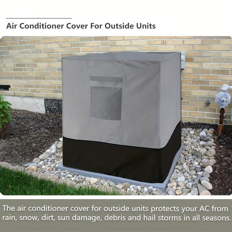 Outdoor Air Conditioner Cover, 1 Count Durable & Protective Outdoor Air Conditioner Cover, Household Textiles for Outdoor Terrace Furniture