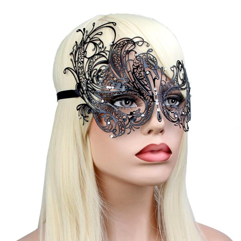 Couple Masquerade Mask Set, 1 Pair Venetian Style Party Mask, Costume Accessories, Party Props for Masquerade Cosplay Party, Gift for Mom