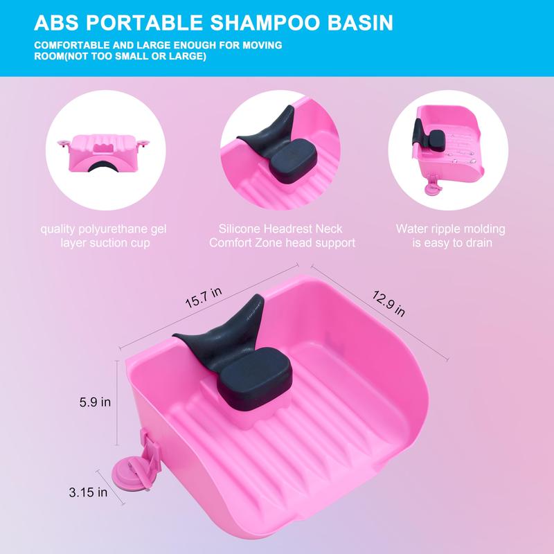 Antlu Portable Shampoo Basin, Bath or Sink Portable Shampoo Basin Home Portable Shampoo Basin Mobile Shampoo Basin