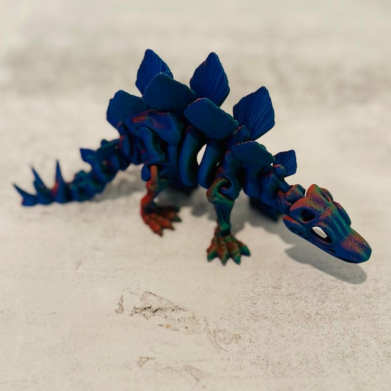 Dino Skeletons - Multicolored Variations- Desk Ornament - Gift Idea - 3D Printed