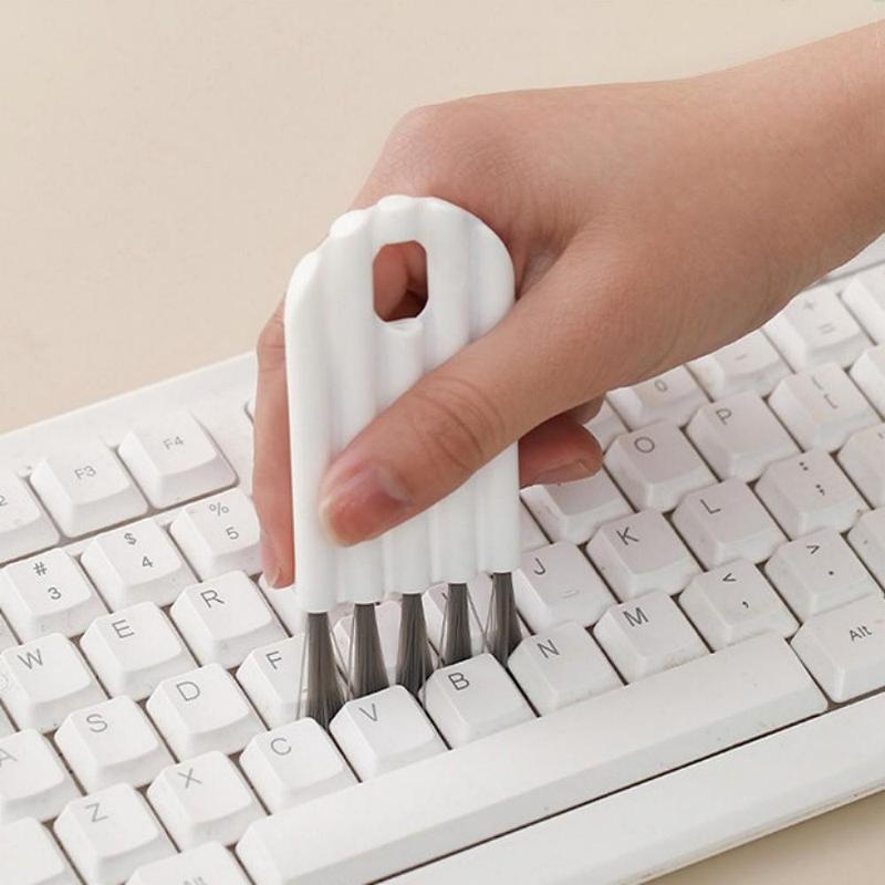 Flexible Gap Brush, 1 Count Cup Cover Groove Gap Brush, Household Soft Cleaning Brush, Kitchen Household Tool, Multifunctional Keyboard Brush