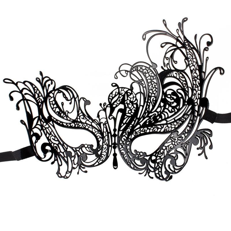 Couple Masquerade Mask Set, 1 Pair Venetian Style Party Mask, Costume Accessories, Party Props for Masquerade Cosplay Party, Gift for Mom