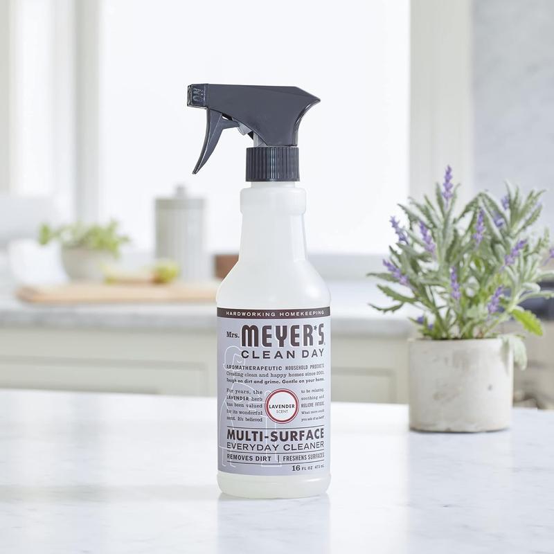 Multi-Surface Everyday Cleaner, Cruelty Free Formula, Lavender Scent, 16 Oz- Pack of 3 MRS. MEYER'S CLEAN DAY