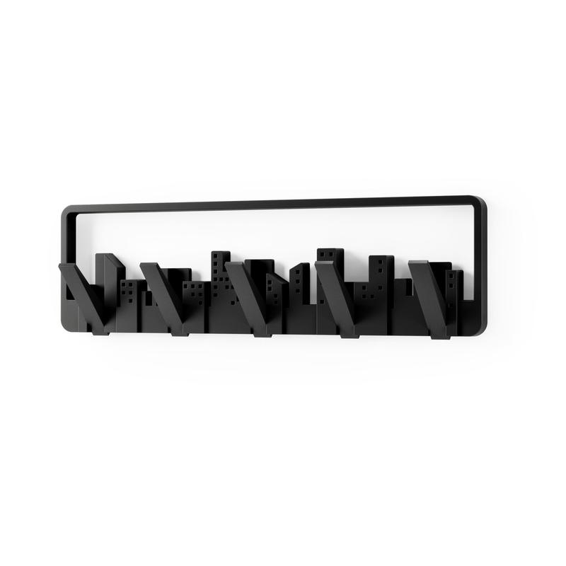 Umbra Skyline 5 Wall Hook - Wall-Mounted Coat Rack with 5 Hooks